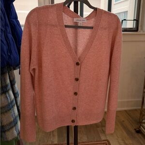 AMOUR VERT Rose Button-Up Cardigan